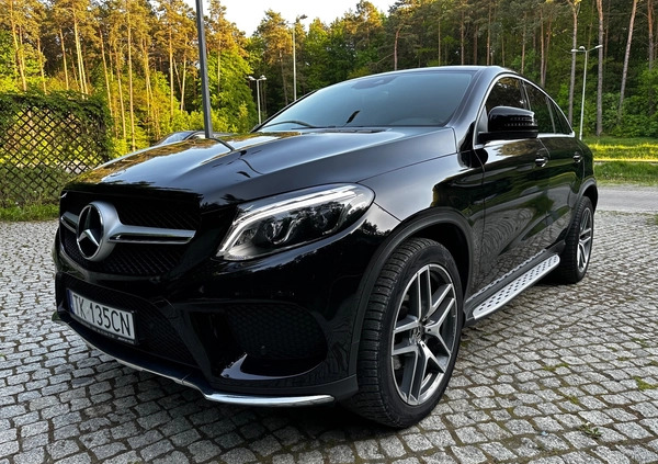 Mercedes-Benz GLE cena 239000 przebieg: 119000, rok produkcji 2018 z Góra małe 326